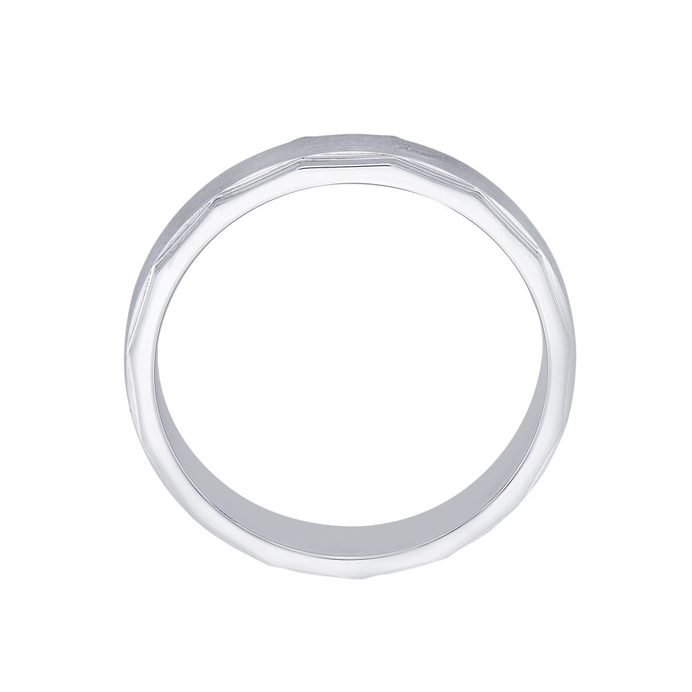 Classic Platinum Finger Ring For Men - Image 3 - GEMHUB