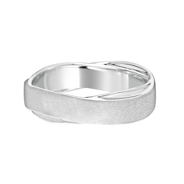 Classic Platinum Ring For Men - Image 2 - GEMHUB