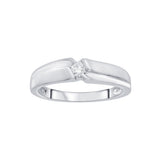 Simple Diamond Finger Ring for Men - Image 2 - GEMHUB