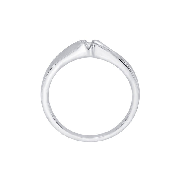 Simple Diamond Finger Ring for Men - Image 3 - GEMHUB