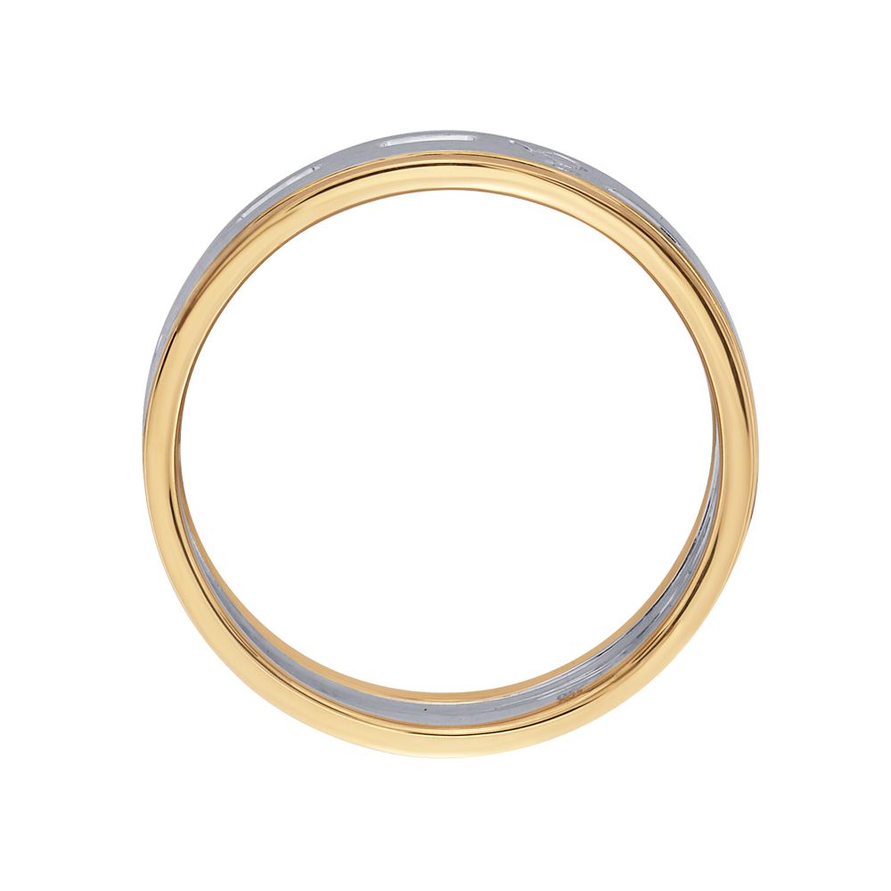 Textured Platinum Men's Ring - Image 3 - GEMHUB