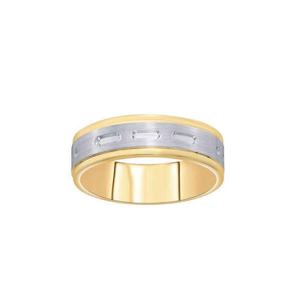 Elegant Men's Finger Ring in Platinum - Image 2 - GEMHUB