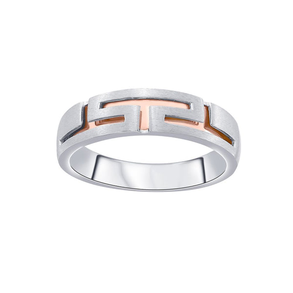 Unique Men's Finger Ring in Platinum - Image 2 - GEMHUB