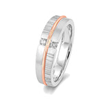Men's Diamond and Platinum Ring - 950Pt Platinum - GEMHUB