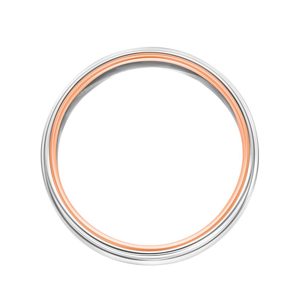 Abstract Platinum Ring For Men - Image 3 - GEMHUB