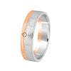Sleek Diamond Finger Ring For Men - 950Pt Platinum - GEMHUB
