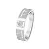 Dynamic Diamond Finger Ring For Men - 950Pt Platinum - GEMHUB