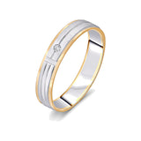 Dazzling Diamond and Platinum Men's Finger Ring - 950Pt Platinum - GEMHUB