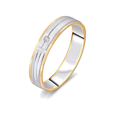 Dazzling Diamond and Platinum Men's Finger Ring - 950Pt Platinum - GEMHUB