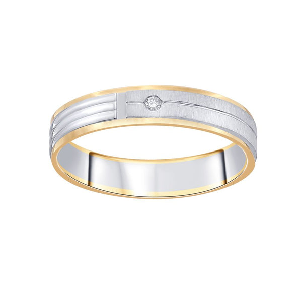 Dazzling Diamond and Platinum Men's Finger Ring - Image 2 - GEMHUB