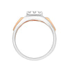 Stylish Dual Toned Men's Diamond Ring - Image 3 - GEMHUB