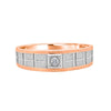 Urbane Platinum Ring for Men - Image 2 - GEMHUB