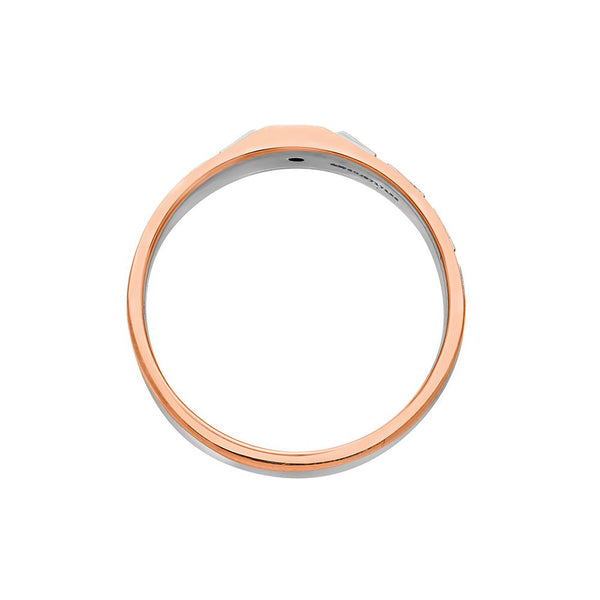 Urbane Platinum Ring for Men - Image 3 - GEMHUB