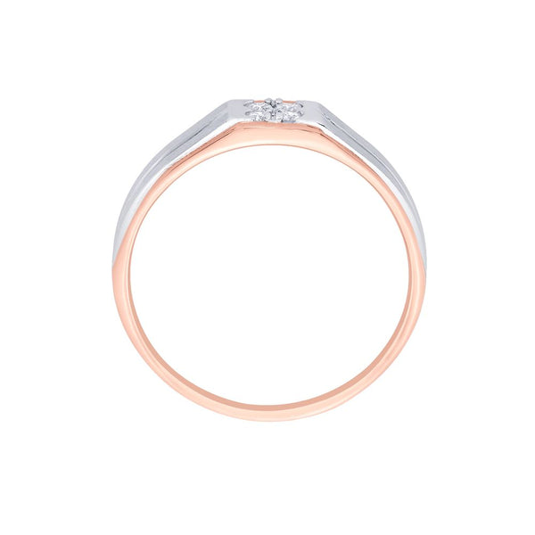 Men's Contemporary Diamond Finger Ring - Image 3 - GEMHUB