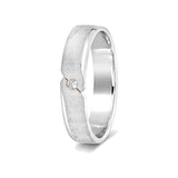 Elegant Platinum Men's Finger Ring - 950Pt Platinum - GEMHUB