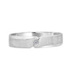Elegant Platinum Men's Finger Ring - Image 2 - GEMHUB