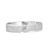 Elegant Platinum Men's Finger Ring - Image 2 - GEMHUB