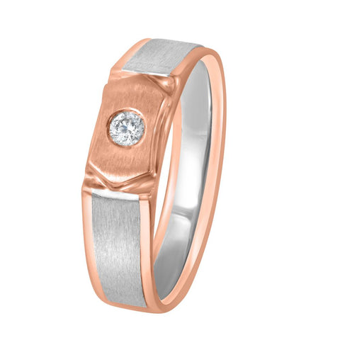 Impressive Diamond Finger Ring for Men - 950Pt Platinum - GEMHUB