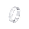 Textured Men's Platinum Ring - 950Pt Platinum - GEMHUB