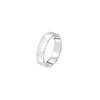 Textured Men's Platinum Ring - Image 3 - GEMHUB