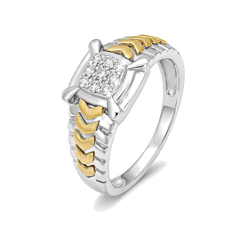 Dazzling Men's Platinum and Diamond Ring - 950Pt Platinum - GEMHUB