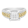 Dazzling Men's Platinum and Diamond Ring - Image 2 - GEMHUB