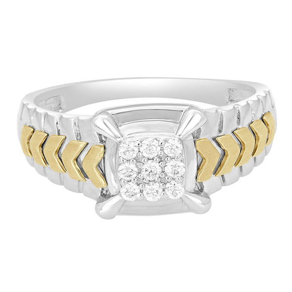 Dazzling Men's Platinum and Diamond Ring - Image 2 - GEMHUB