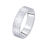 Classic Men's Ring in Platinum - 950Pt Platinum - GEMHUB
