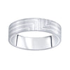 Classic Men's Ring in Platinum - Image 2 - GEMHUB