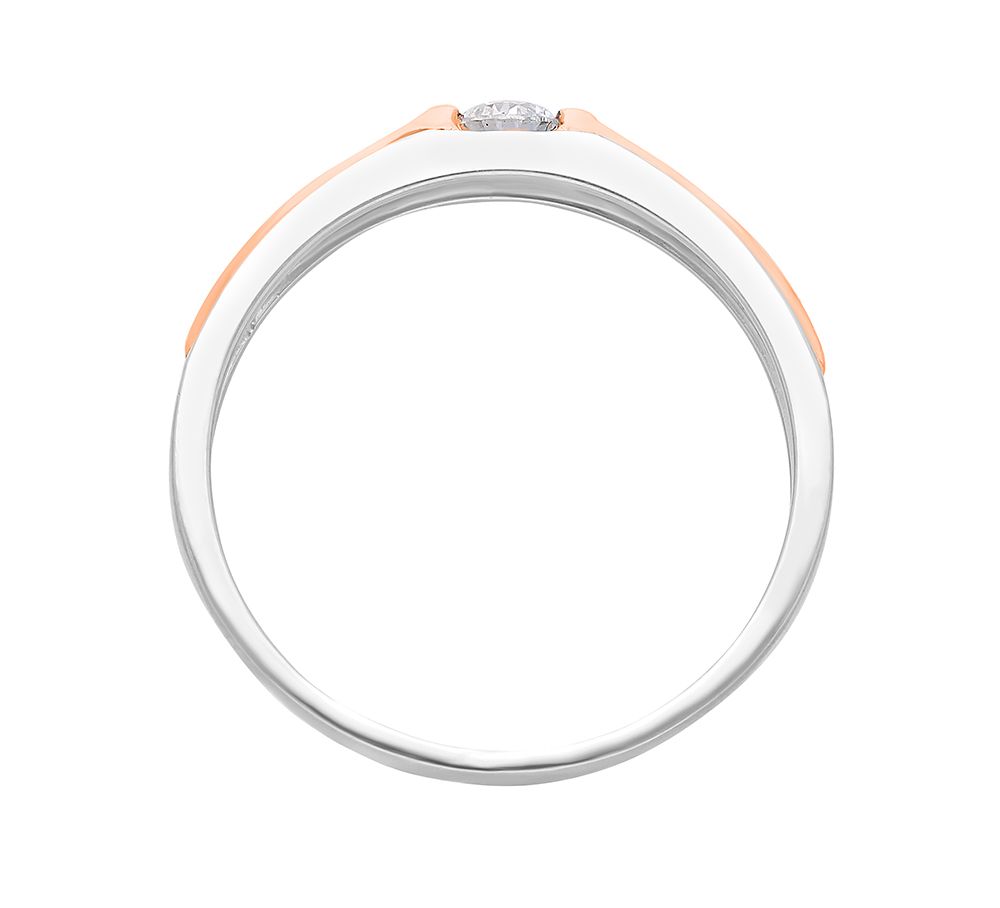 Textured Platinum Men's Ring - Image 3 - GEMHUB