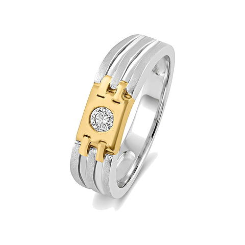 Modern Platinum Band for Men - 950Pt Platinum - GEMHUB