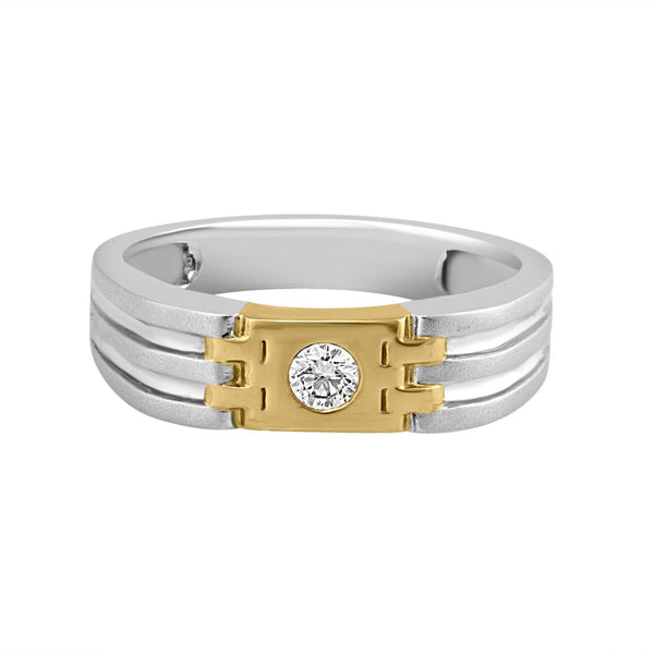 Modern Platinum Band for Men - Image 2 - GEMHUB