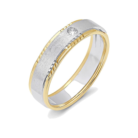 Elegant Finger Ring in Platinum for Men - 950Pt Platinum - GEMHUB