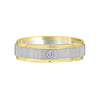 Stunning Platinum Rose Gold Mens Ring - Image 2 - GEMHUB