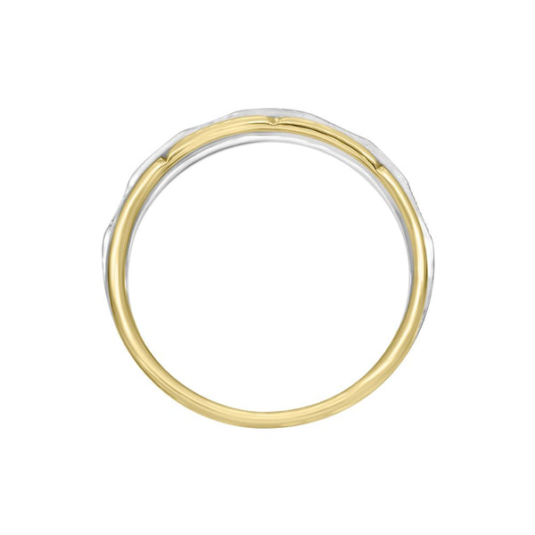 Stunning Platinum Rose Gold Mens Ring - Image 3 - GEMHUB