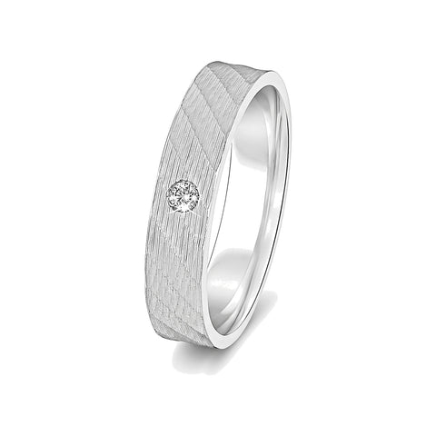 Subtle Men's Band in Platinum - 950Pt Platinum - GEMHUB