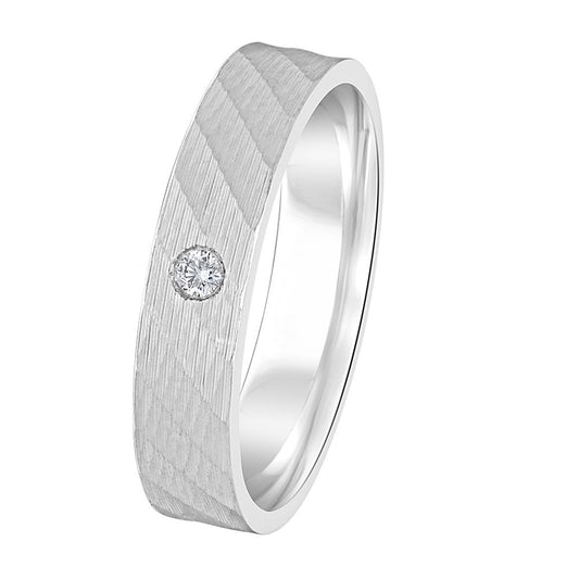 Subtle Men's Band in Platinum - 950Pt Platinum - GEMHUB