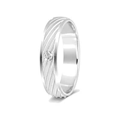 Radiant Platinum Ring for Men