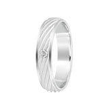 Radiant Platinum Ring for Men - 950Pt Platinum - GEMHUB