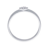 Textured Diamond and Platinum Ring for Men - Image 3 - GEMHUB