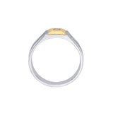 Versatile Platinum and Rose Gold Men's Finger Ring - Image 3 - GEMHUB