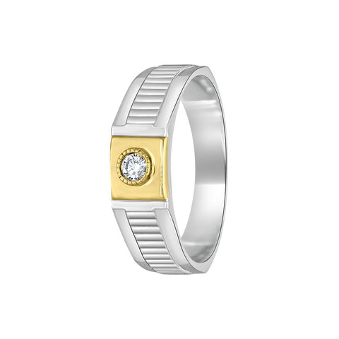 Dazzling Men's Diamond Ring - 950Pt Platinum - GEMHUB