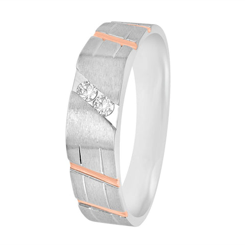 Classy Diamond Finger Ring - 950Pt Platinum - GEMHUB