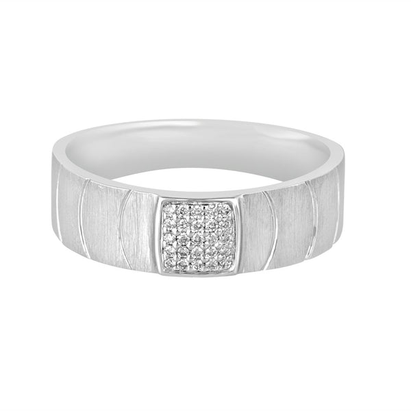 Subtle Men's Diamond Finger Ring - Image 2 - GEMHUB