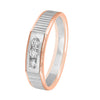 Mesmerising Diamond and Platinum Men's Finger Ring - 950Pt Platinum - GEMHUB