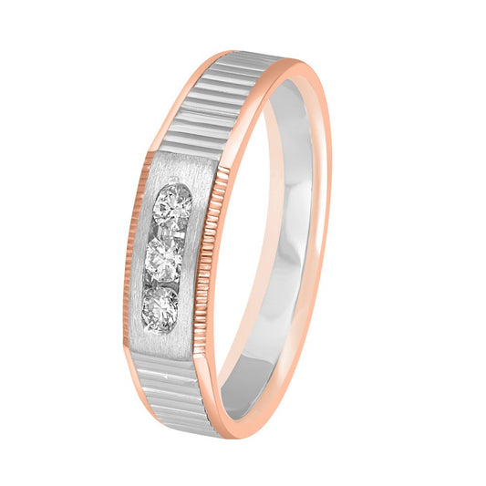 Mesmerising Diamond and Platinum Men's Finger Ring - 950Pt Platinum - GEMHUB