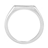 Bejewelled Platinum Men's Finger Ring - Image 3 - GEMHUB
