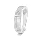 Diamond Finger Ring for Men in Platinum