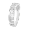 Diamond Finger Ring for Men in Platinum - 950Pt Platinum - GEMHUB