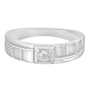 Diamond Finger Ring for Men in Platinum - Image 2 - GEMHUB